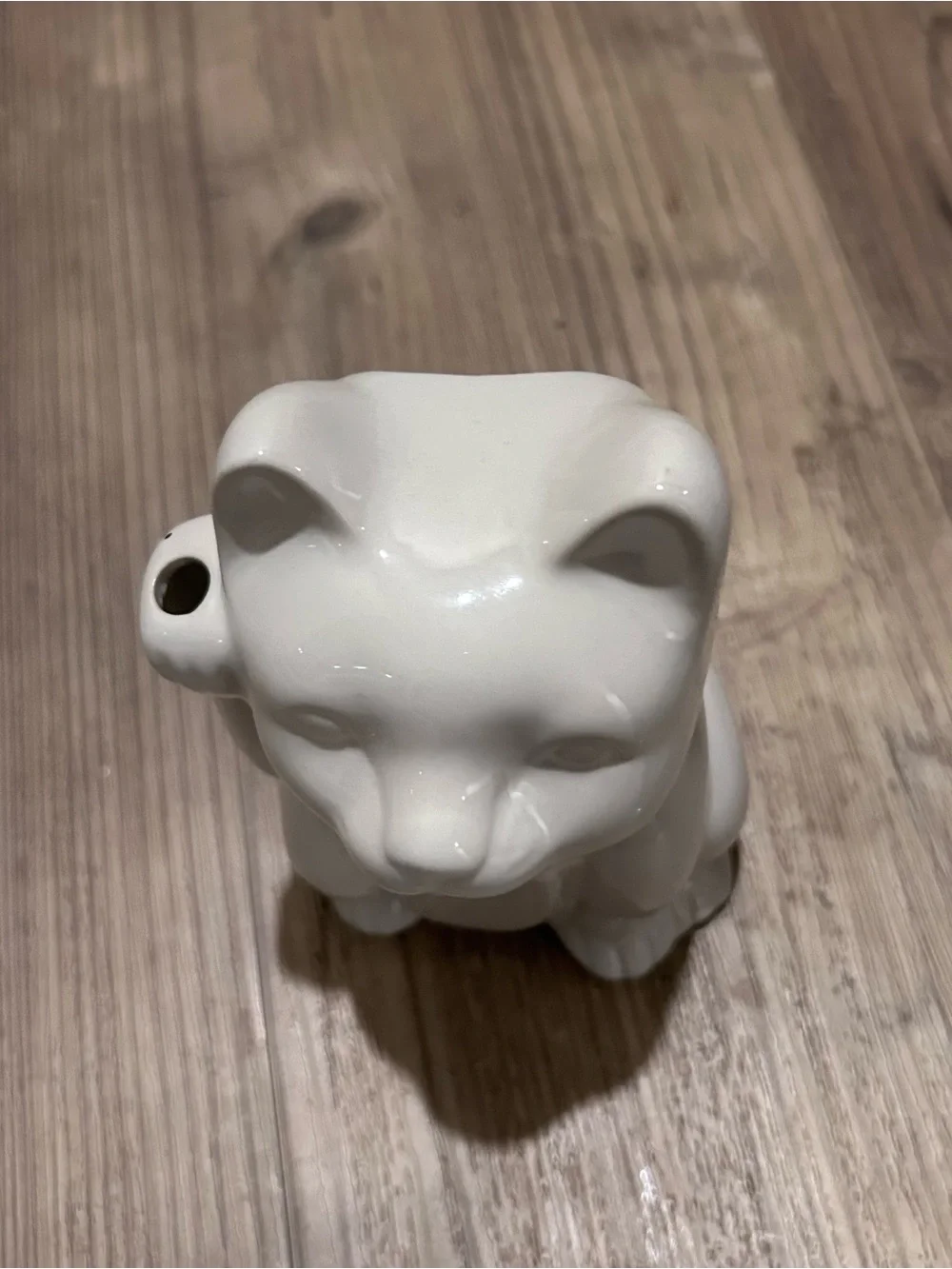 Vintage Benihana Maneki Neko Ceramic Lucky Cat Glass Tiki Cup W/ Straw Hole